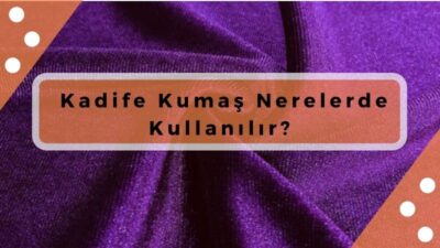 kadife kumas