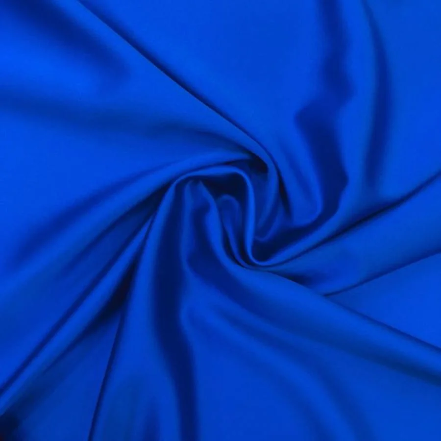 Saks Mavisi Asetat Saten Kumaş 11