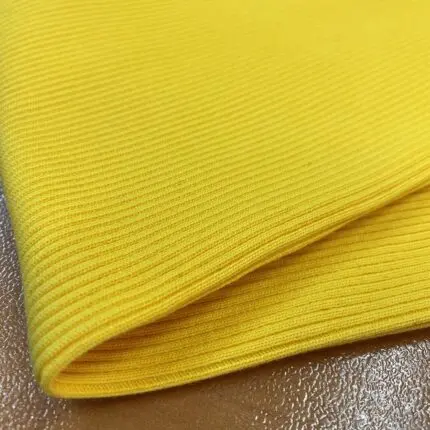 sarı ribana kumaş
