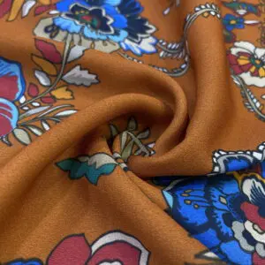 Çiçekli İnce Krep Kumaş 66 Çiçekli İnce Krep Kumaş 66