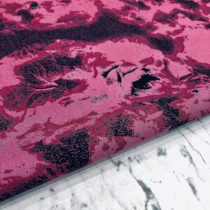 Pembe Batik Desenli Viskon Kumaş 187