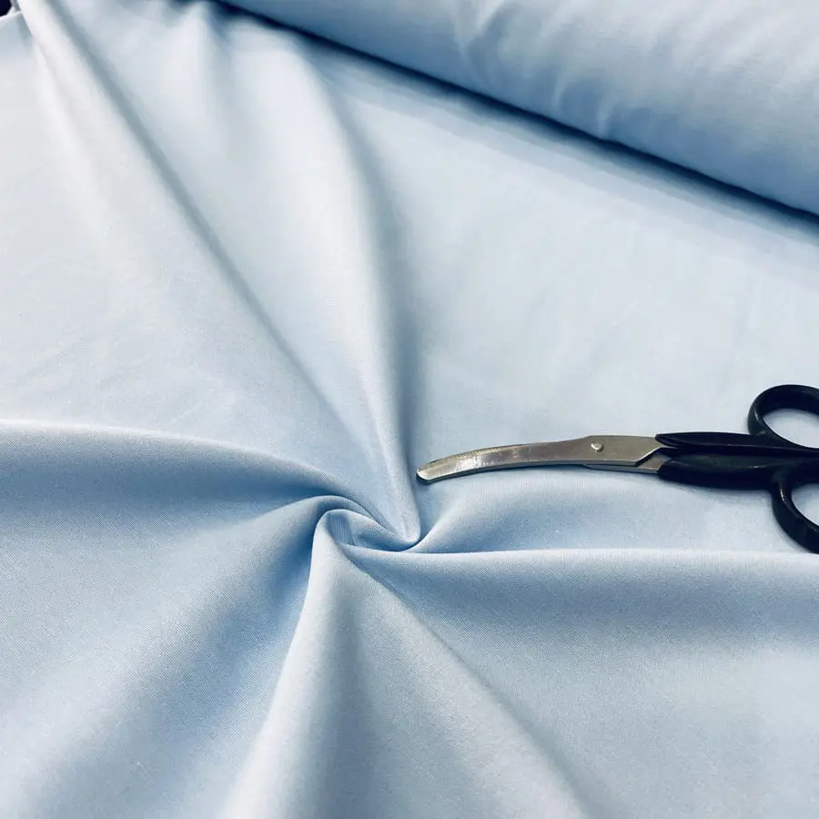 Bebe Mavisi Pamuk Poplin Kumaş 15 Bebe Mavisi Pamuk Poplin Kumaş 15