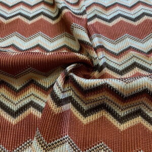 Bej Desenli Missoni Kumaş 05