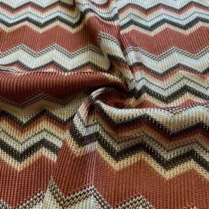 Bej Desenli Missoni Kumaş 05