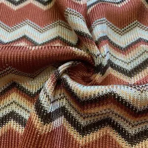 Bej Desenli Missoni Kumaş 05