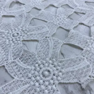 Beyaz Koton Dantel Kumaş 35