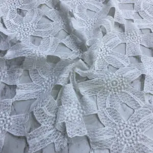 Beyaz Koton Dantel Kumaş 35