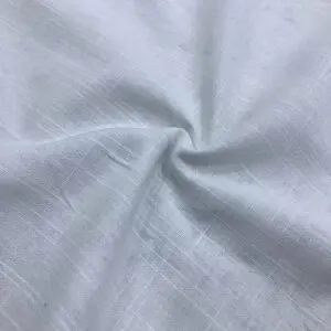 Beyaz Pamuk Keten Kumaş 11