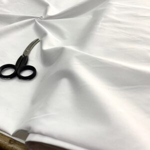 Beyaz Pamuk Poplin Kumaş 17