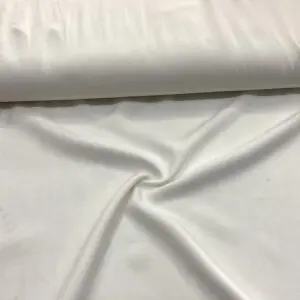 Beyaz Düz Pamuk Viskon Kumaş 16