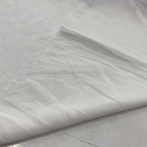 Beyaz Düz Pamuk Viskon Kumaş 16