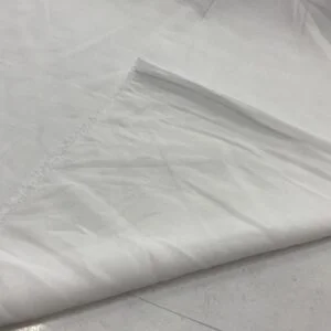 Beyaz Düz Pamuk Viskon Kumaş 16