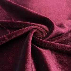 Bordo İpek Kadife Kumaş 19