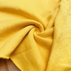 Civciv Sarısı Üç İplik Şardonlu Penye Kumaşı 16