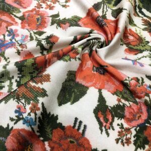 Desenli Dalgıç Kumaş