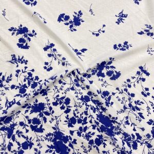 Eteği Sulu İpek Vual Kumaş 51