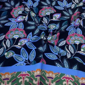 Etnik Özel Tasarım Jorjet Krep Kumaş 43