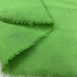 Fıstık Yeşili Pamuk Keten Kumaş 21