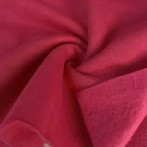 Fuşya Üç İplik Şardonlu Penye Kumaşı 13