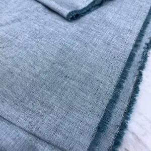 Gri Ham Keten Kumaş