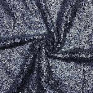 Gri Pullu Payet Kumaş 52