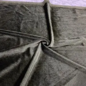 Haki İpek Kadife Kumaş 21