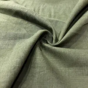 Haki Pamuk Keten Kumaş 10