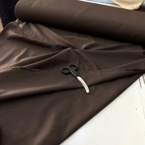 Kahverengi Pamuk Poplin Kumaş 18