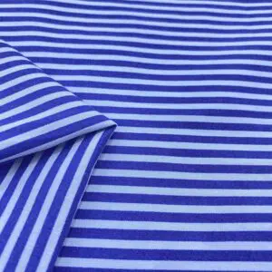 Lacivert Çizgili Pamuk Poplin Kumaş 118 Lacivert Çizgili Pamuk Poplin Kumaş 118