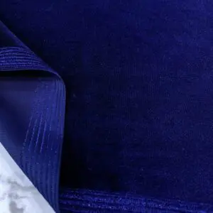Lacivert İpek Kadife Kumaş 23