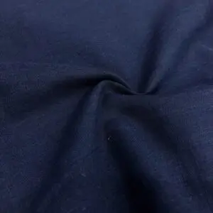 Lacivert Pamuk Keten Kumaş 13