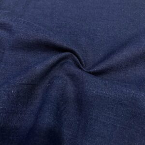 Lacivert Pamuk Keten Kumaş 13