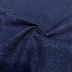 Lacivert Pamuk Keten Kumaş 13