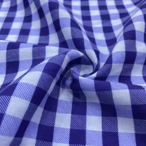 Lacivert Potikare Desenli İpek Vual Kumaş 100