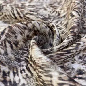 Leopar Desenli İpek Vual Kumaş 109