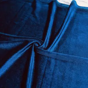 Mavi İpek Kadife Kumaş 24
