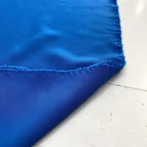 Mavi Düz Pamuk Viskon Kumaş 17