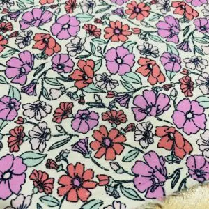 Minik Çiçekli Pamuk Poplin Kumaş 135
