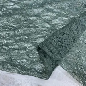 Mint Yeşili Lez Dantel Kumaş 04