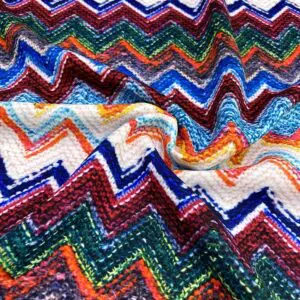 Özel Missoni Desenli Jorjet Krep Kumaş 20