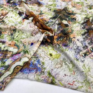 Özel Pastel Tonlu Jorjet Krep Kumaş 23