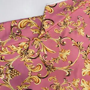 Özel Tasarım Desenli Jorjet Krep Kumaş 35