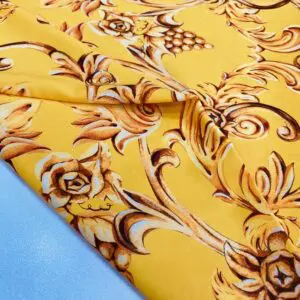 Özel Tasarım Desenli Jorjet Krep Kumaş 32