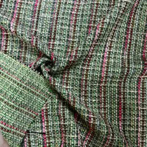 Rengarenk Dokulu Şanel Kumaş 138