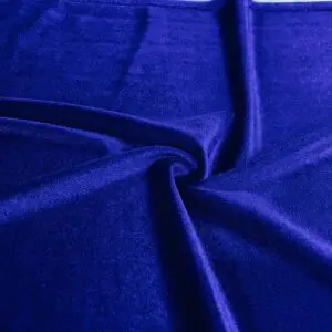 Saks Mavisi İpek Kadife Kumaş 28