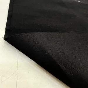 Siyah Pamuk Poplin Kumaş 21