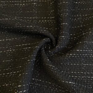 Siyah Şanel Kumaş 123