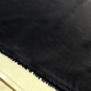 Siyah Düz Pamuk Viskon Kumaş 19