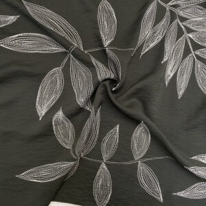 Haki Desenli Ayrobin Kumaş