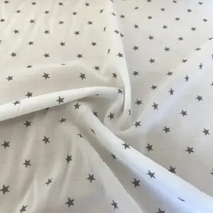 Yıldız Desenli İpek Vual Kumaş 78